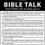 Bible Talk