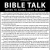 Bible Talk
