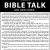 Bible Talk