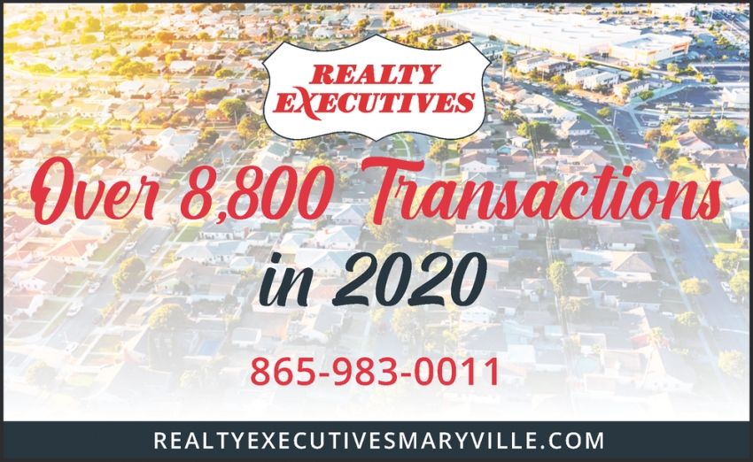 Over 8,800 Transactions in 2020