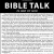 Bible Talk