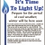 It's Time to Light Up!