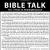 Bible Talk