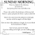 Sunday Morning