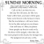 Sunday Morning