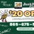 $20 Off Any Full Service Removal