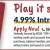 4.99% Introductory APR