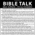 Bible Talk