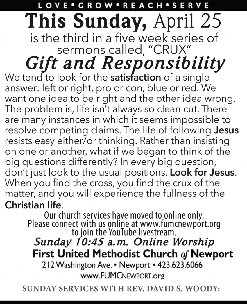 Gift and Responsibility