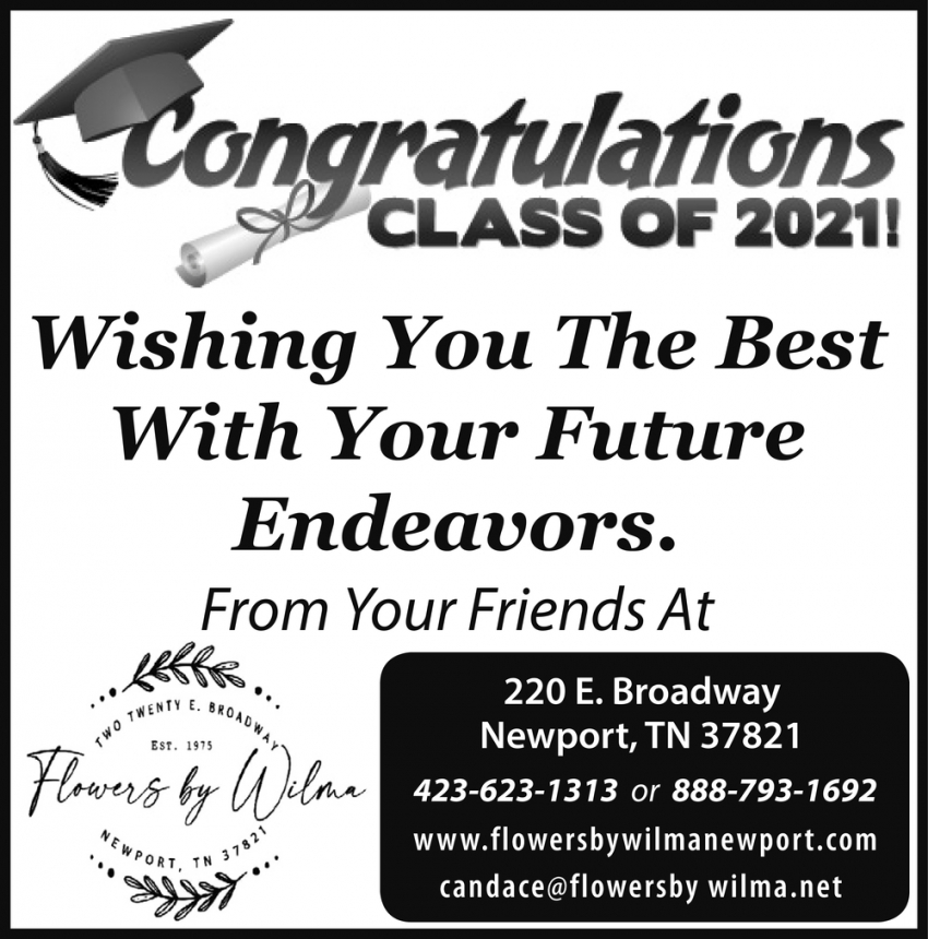 Congratulations 2021 Graduates