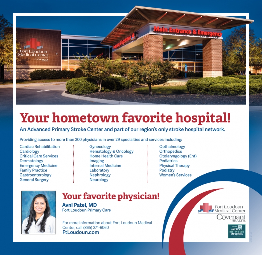 Your Hometown Favorite Hospital!