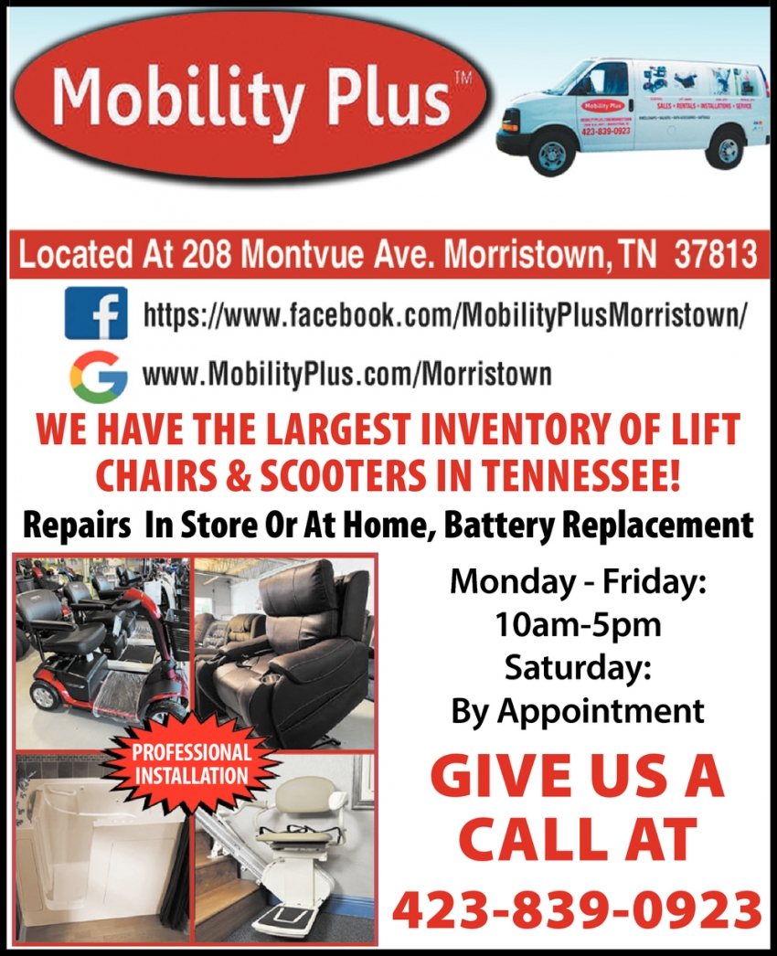 We Have The Largest Inventory of Lift Chairs In Tennessee