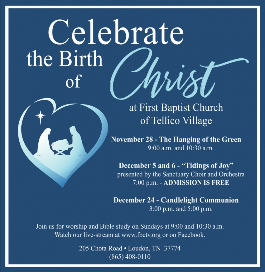 Celebrate The Birth of Christ