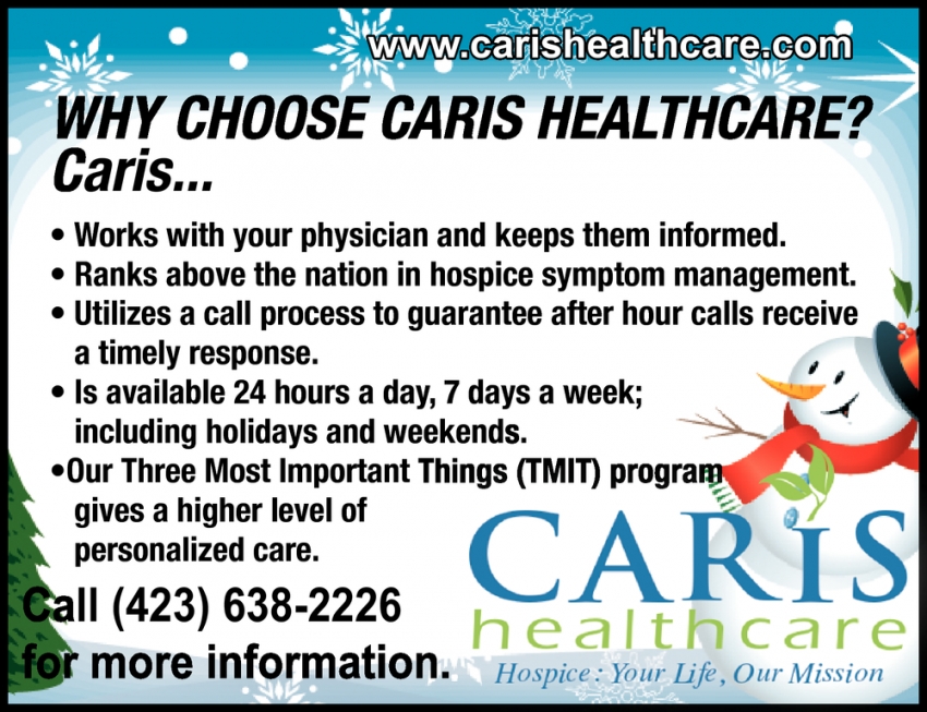 Why Choose Caris Healthcare? 