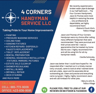 4 Corners Handyman Service LLC