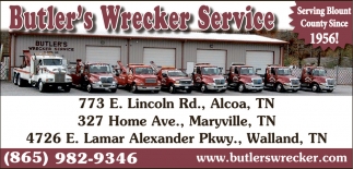 Butler's Wrecker Service