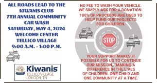Kiwanis Club 77th Annual Community Car Wash