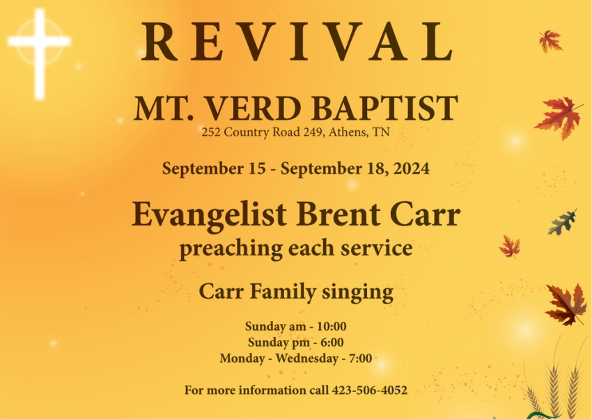 Mt. Verd Baptist Church