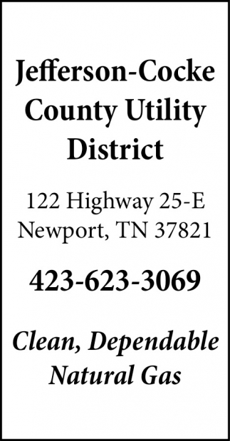 JCCUD Jefferson Cocke Utility District