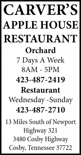 Carver's Orchard & Applehouse Restaurant