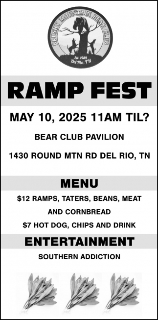 Brushy Mountain Bear Club Ramp Fest (May 10, 2025)