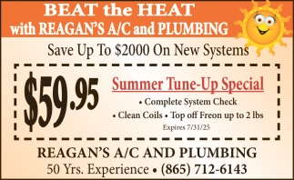 Reagan's Heating & Plumbing 