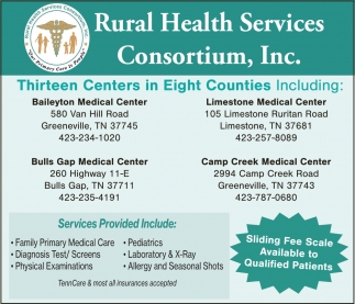 Rural Health Services Consortium, Inc