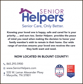 Senior Helpers - Maryville