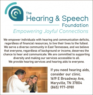 The Hearing & Speech Foundation