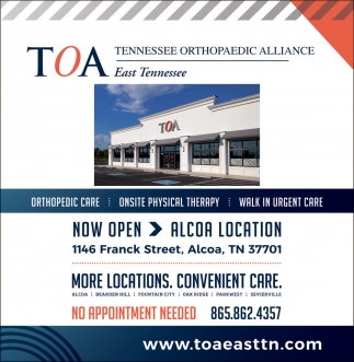 TOA Orthopedic Urgent Care - Alcoa