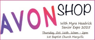 Avon Shop with Myra Headrick (October 16, 2025)