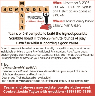 Mania Scramble (November 8, 2025)