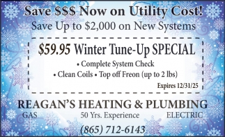 Reagan's Heating & Plumbing 
