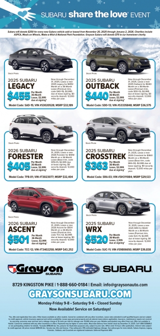 Grayson Subaru