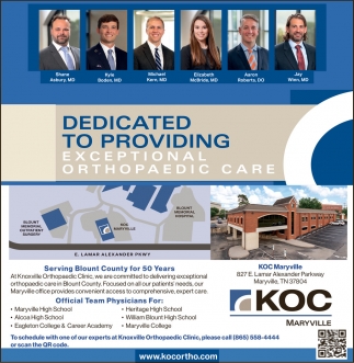 Knoxville Orthopaedic Clinic - Maryville