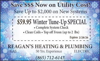 Reagan's Heating & Plumbing 
