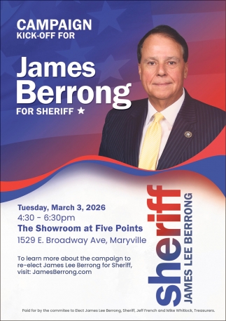 James Berrong for Sheriff