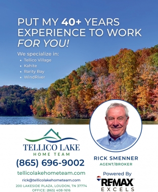 Rick Smenner - Tellico Lake Home Team