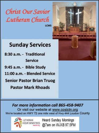 Christ Our Savior Lutheran Church - Loudon