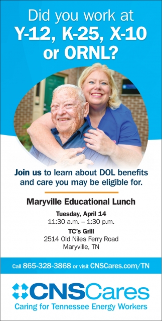 CNS Cares Maryville Educational Lunch (April 14, 2026)