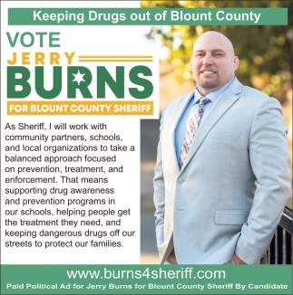 Jerry Burns for Blount County Sheriff