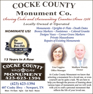 Cocke County Monument