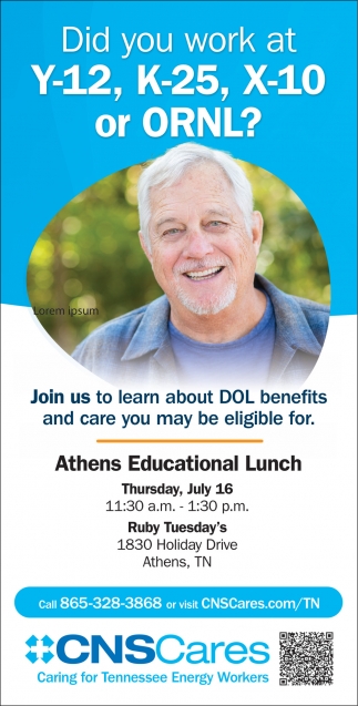 CNS Cares Athens Educational Lunch (July 19, 2026)