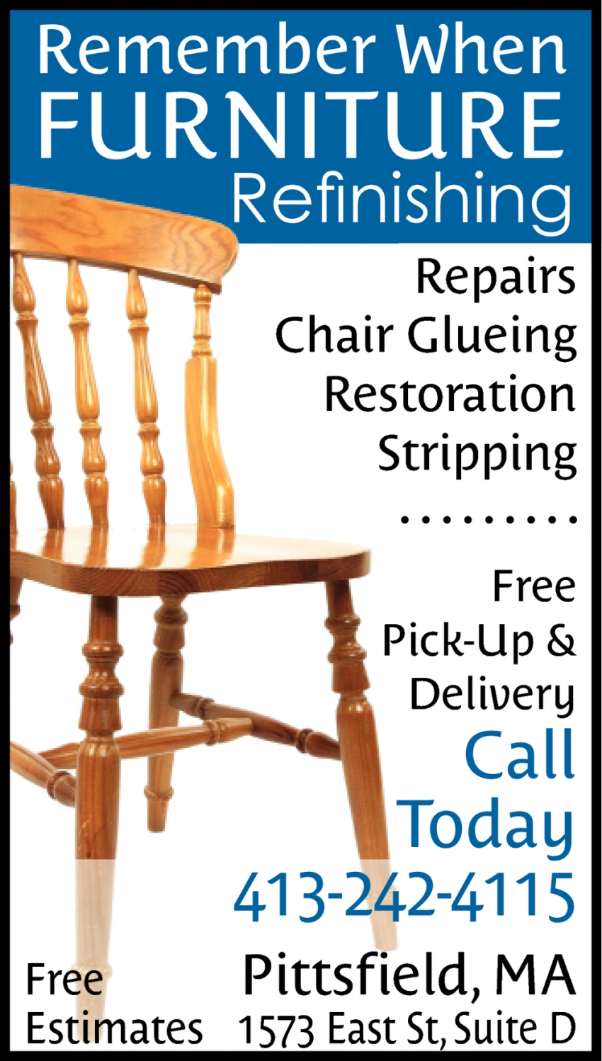 Chair Glueing, Remember When Furniture Refinishing ...