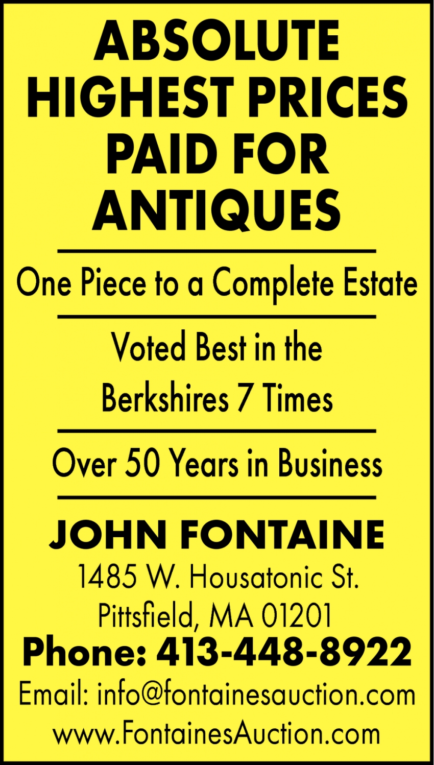 Absolute Highest Prices Paid for Antiques