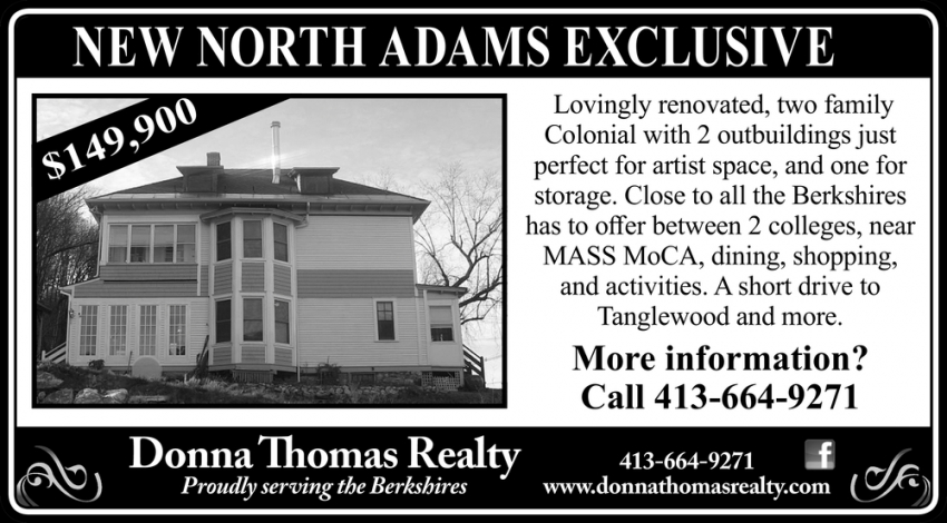New North Adams Exclusive