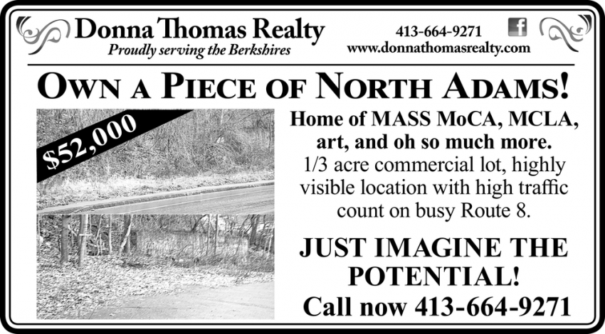 Own a Piece of North Adams!