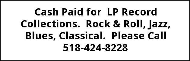 Cash Paid for LP Record Collections