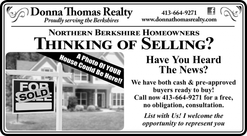 Thinking Of Selling?