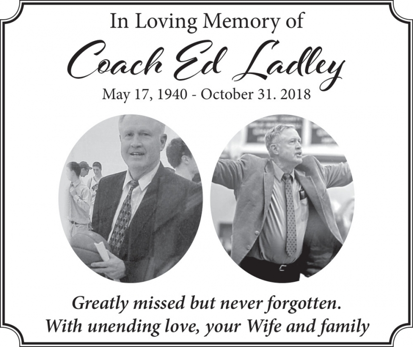 Coach Ed Ladley